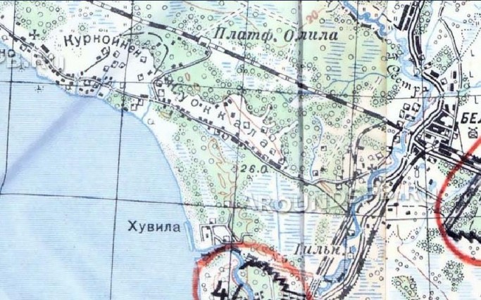 Карта сестрорецкий рубеж