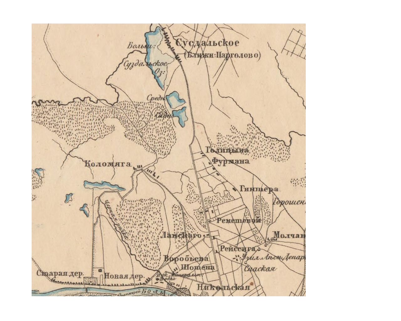 Старые карты ленинградской. Старые карты Коломяги. Старая карта Коломяг. Парголово старые карты. Озеро долгое на старых картах.